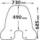 Medium Screen Clear For Sym Fiddle III 50-125-200 CC 2015-2020