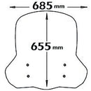 Medium Screen Clear For Sym Jet 14 2017-2020 E Jet 14 125 CBS 2021>