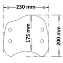 Screen For Matte Black (Opaque) For Moto Guzzi V7 III Stone E5 2020