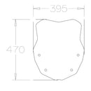Small Screen Dark Smoke For Sym ADX 125 2023>
