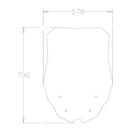 Large Screen Clear For Sym ADX 125