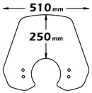 High Screen Light Smoke For Vespa LX 50-125-150 2005>2014