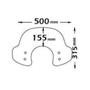 Fashion Screen Dark Smoke For Vespa 125-200-250 GT and 300 GTS