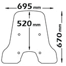 Screen Clear For Vespa Sprint 150 2014-2024