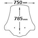 High Screen Clear For Piaggio MP3 LT 300CC and 500CC IE Sport and Business