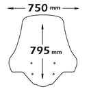 Screen Light Smoke For Piaggio MP3 350 LT Sport 2019>