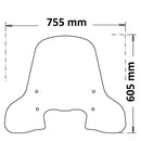 Medium Screen Clear For Piaggio Beverly 300 - 400 HPE 2021 - 2022