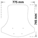 High Screen Clear For Seat MO 125 2022>