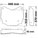 Sport Screen Dark Smoke For Honda SH 125i 150i 350i