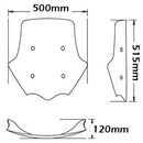 Low Screen Clear For Moto Guzzi Stelvio 1200 4V