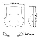 Medium Screen Clear For Moto Guzzi Stelvio 1200 4V