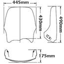 Air Flow Low Screen Clear For BMW R 1150 GS 2000-2003 STD