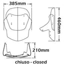 Low Screen Clear For BMW F 650 CS Scarver 2002-2004