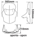 Low Screen Clear For BMW F 650 CS Scarver 2002-2004