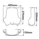 Screen Light Smoke For BMW R 1200 GS Standard 2004 - 2012