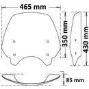 Medium Screen Clear For Moto Guzzi Audace 2017-2020