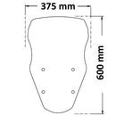 High Screen Clear For Moto Guzzi Mandello S 1000