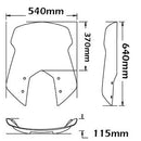 High Screen Clear For BMW R 1200 ST 2004 - 2007