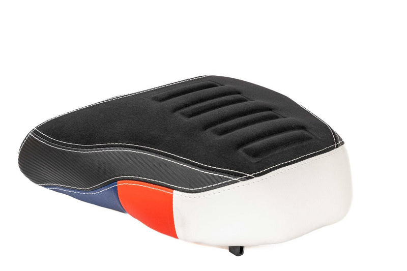 Comfort Pillion Seat Black / Blue / Red - Trophy For BMW R1200 GS Adventure 2013-2019