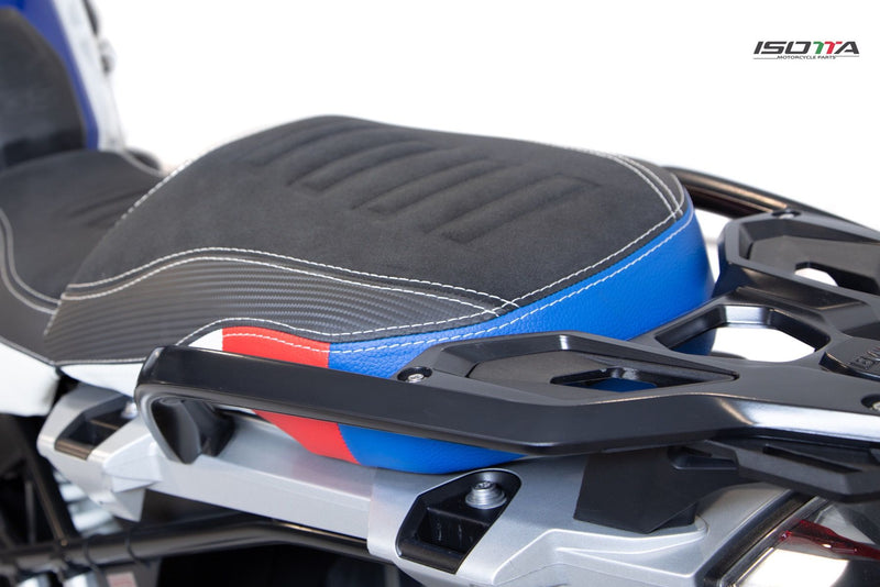 Comfort Pillion Seat Black / White / Red / Blue - HP For BMW R1200 GS Adventure 2013-2019