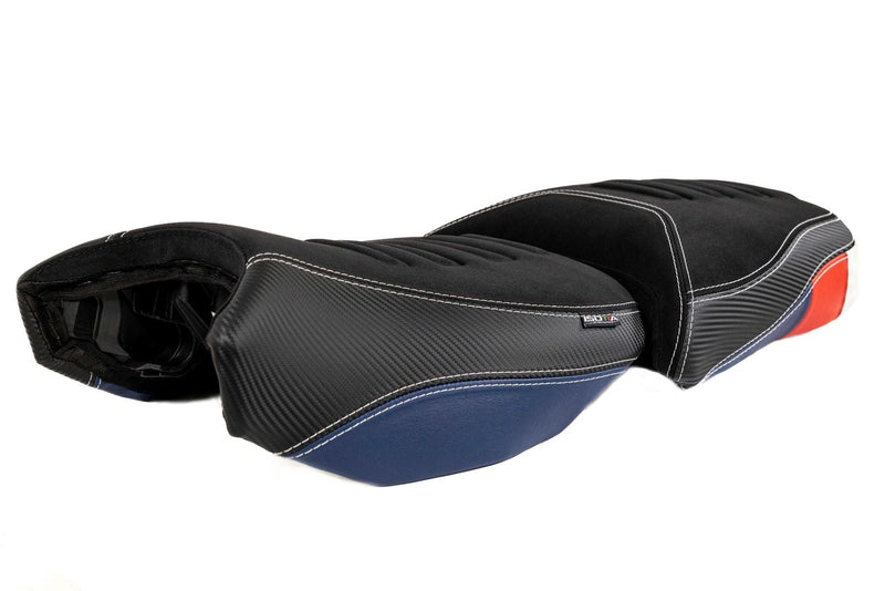 Comfort Riders Seat Black / Blue / Red - Trophy For BMW R1200 GS incl. Adventure 2013-2019