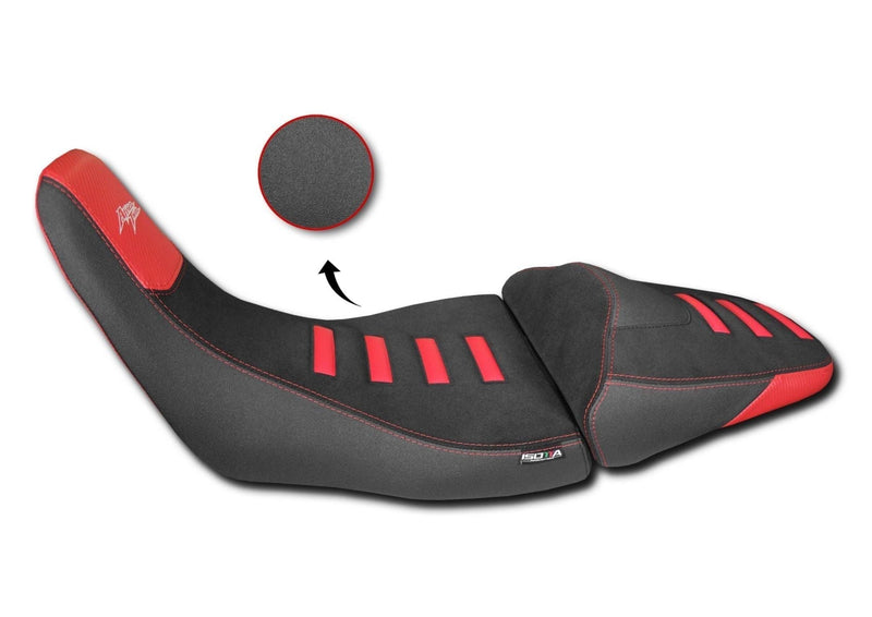 Comfort Riders Seat - Lowered Black / Red For Honda Africa Twin CRF1100L incl. Adventure Sport 2020-Current