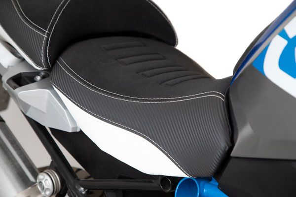 Comfort Riders Seat - Lowered Black / White / Red / Blue - HP For BMW R1200 GS incl. Adventure 2013-2019