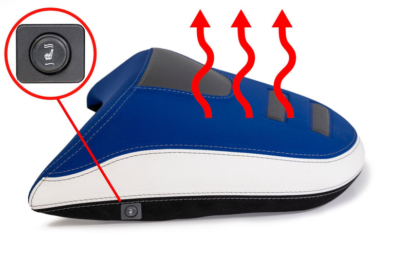 Heated Pillion Seat - Standard Blue For BMW R 1300 GS 2023>Current