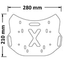 Luggage Rack Black For CFMoto 700CL-X 2021>2024