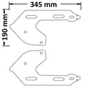 Side Bag Holders Black For CFMoto 700CL-X 2021>2024