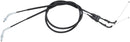 Black Vinyl Throttle Cable Black For Suzuki DR 250 SE - Standard