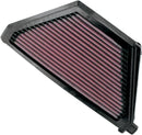 OE Replacement High-Flow Air Filter Black / Red For Kawasaki EN 500 1996-2009