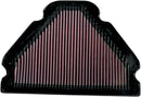 OE Replacement High-Flow Air Filter Black / Red For Kawasaki ZX-9 R 1998-2003