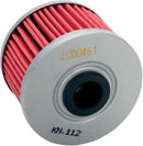 Performance Oil Filter Red / Silver For Adly (Herkules) HURRICANE 300 XS 2012-2016