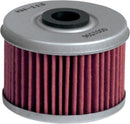 Performance Oil Filter Red / Silver For Honda CBF 125 2014-2015