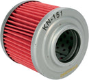Performance Oil Filter Red / Silver For Aprilia ETX 350 1985-1987