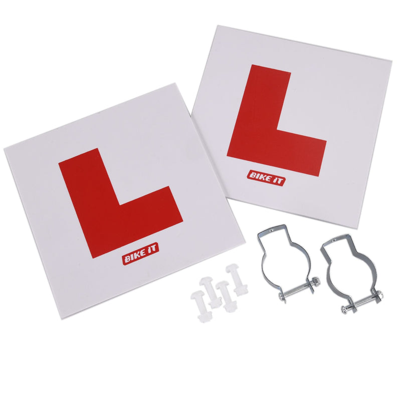 Pack L-Plates Kit Front and Rear With Fitting Kit