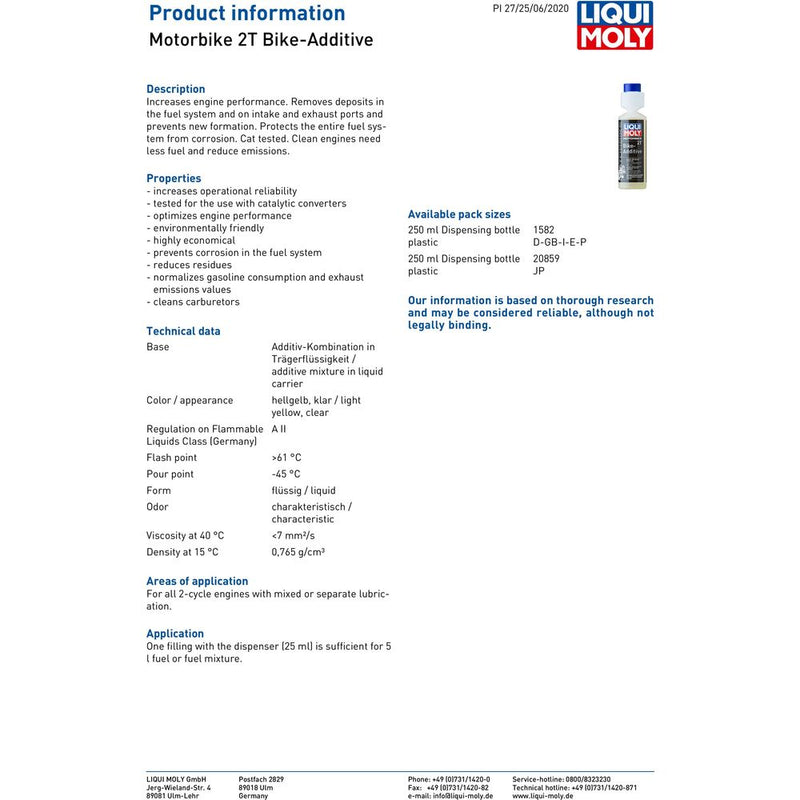 Liqui Moly 2T Bike Additive