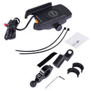 Compact Motorcycle Wireless Charger + USB-C Phone Holder