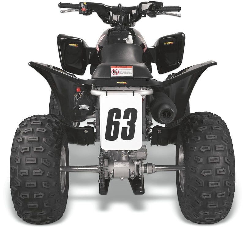 Universal Number Plate White - 18 CM