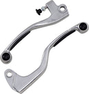 Competition Lever Set Black / Polished / Silver For Kawasaki KX 125 J 1993