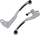 Competition Lever Set Black / Polished / Silver For Kawasaki KDX 2 26