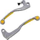 Competition Lever Set Polished / Silver / Yellow For Suzuki DR-Z 4 23 Europe