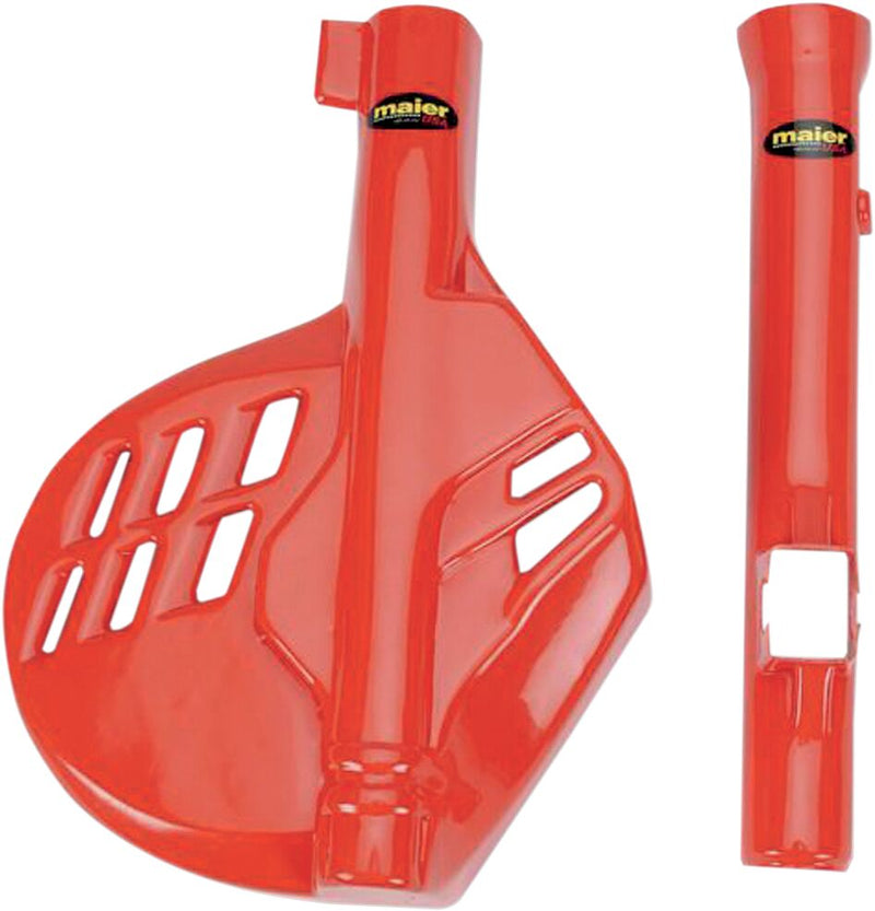 Fork/Disc Guard Kit Orange For Honda CR 125 R 1985-1989