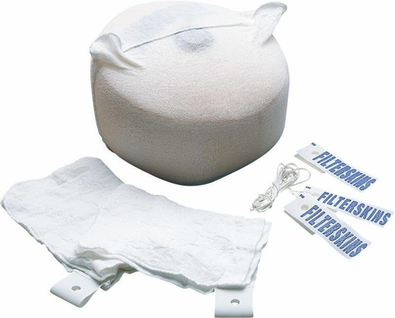 Quick-Release Filterskin Air Filter Wraps White
