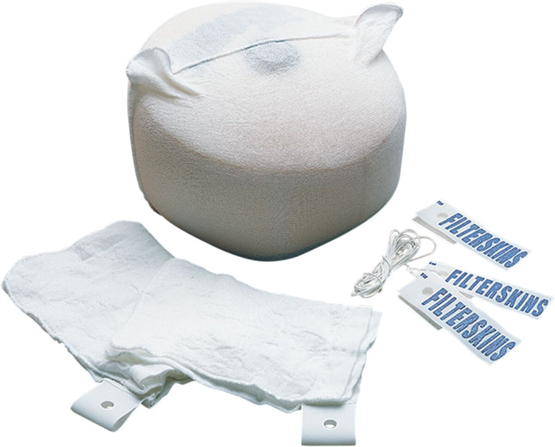 Quick-Release Filterskin Air Filter Wraps White