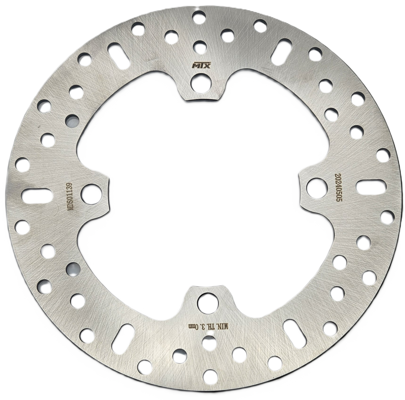 Performance Brake Disc Front Solid Round Honda MD9177D