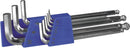 Ball-End Allen Set Chrome