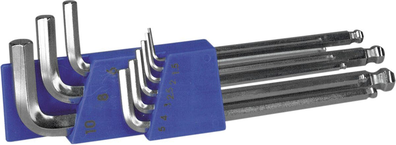 Ball-End Allen Set Chrome