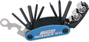 Outback'R H13 Folding HD Multi Tool For Harley Davidson Motorcycles Blue - 88.9 MM